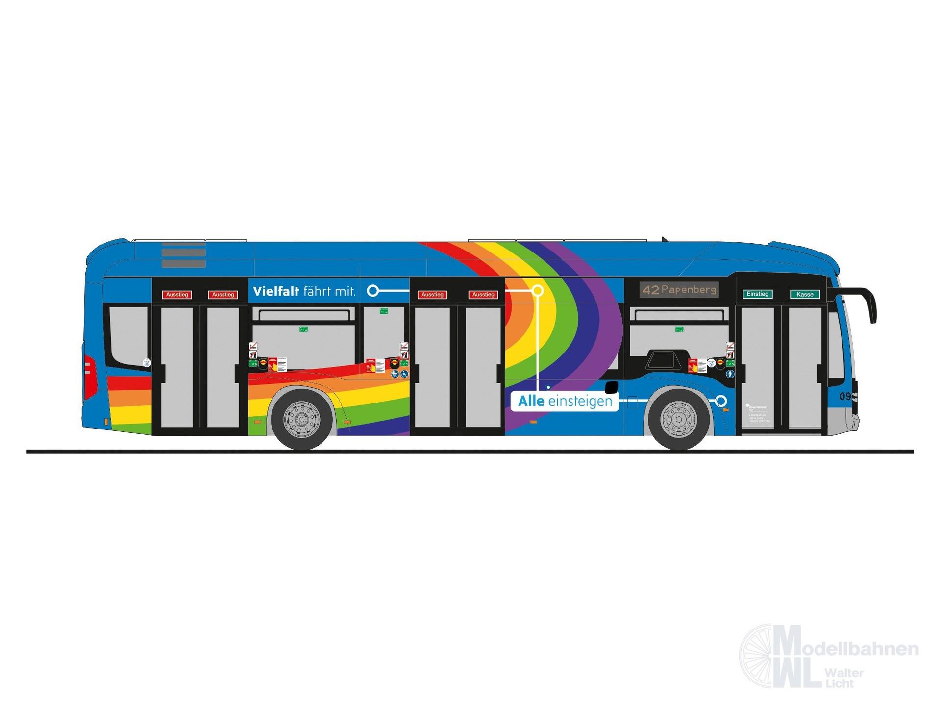 Rietze 75614 - Mercedes-Benz eCitaro GöVB Göttingen H0 1:87