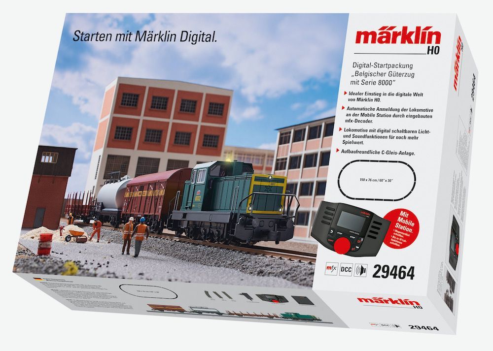 Märklin 29464 - Digital-Startpackung Belgischer Güterzug H0/WS