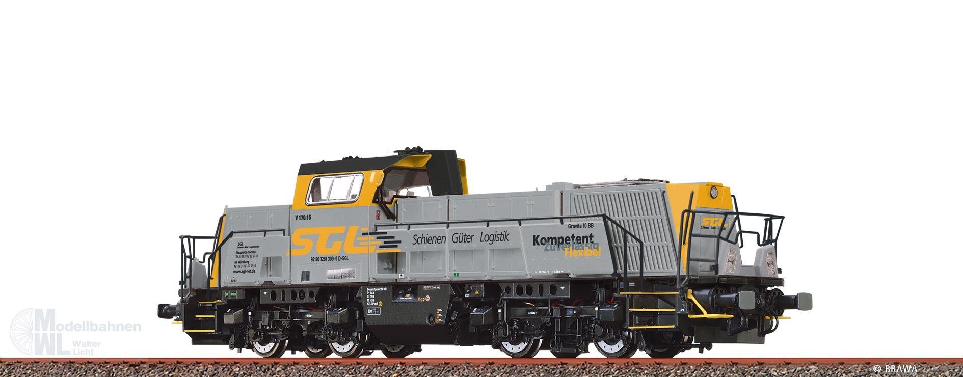 Brawa 42781 - Diesellok Gravita® BR 261 SGL Ep.VI H0/WS DIGITAL EXTRA