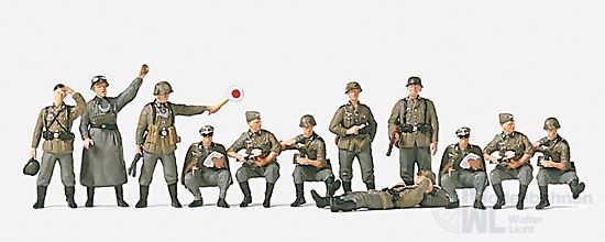 Preiser 16501 - Rastende Infanterie. Feldgend H0 1:87 Preiser 16501 - Rastende Infanterie. Feldgend H0 1:87