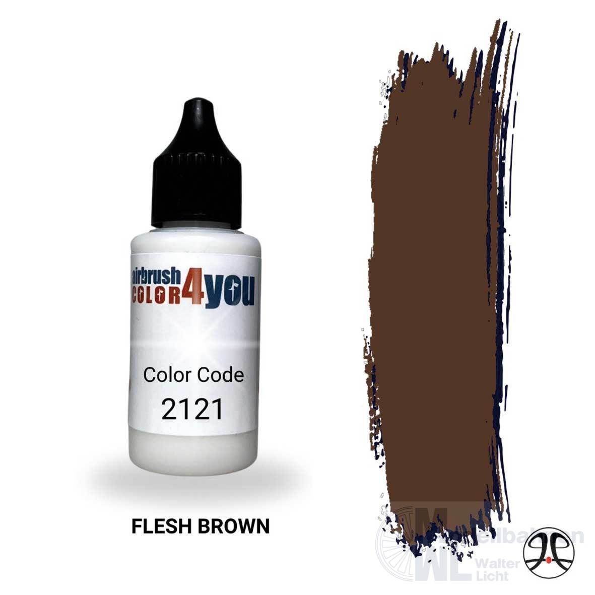 Busch 961312121 - Acrylfarbe Dunkelbraune Haut 30ml