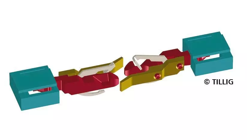 Tillig 08846 - Kupplung 2 Stück TT 1:120