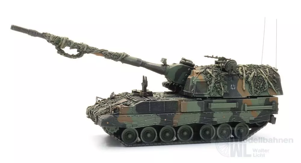 ARTITEC b.v. 6870689 - BRD Panzerhaubitze 2000 Fleck combat ready H0 1:87 Fertigmodell