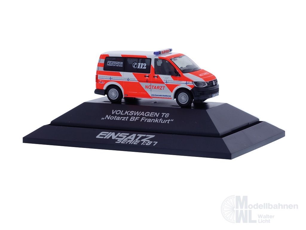 Rietze 53966 - Volkswagen T6 Notarzt BF Frankfurt H0 1:87