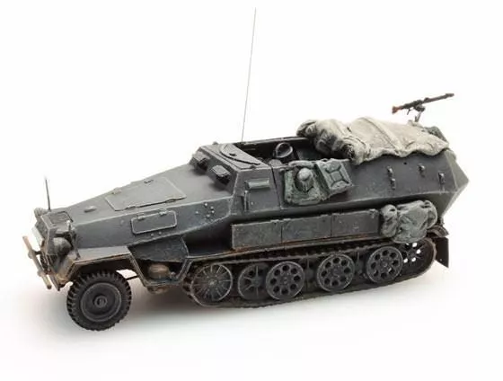 ARTITEC b.v. 387.109-GR - Sonderkraftfahrzeug 251/2B 8cm grau Deutsche Wehrmacht H0 1:87