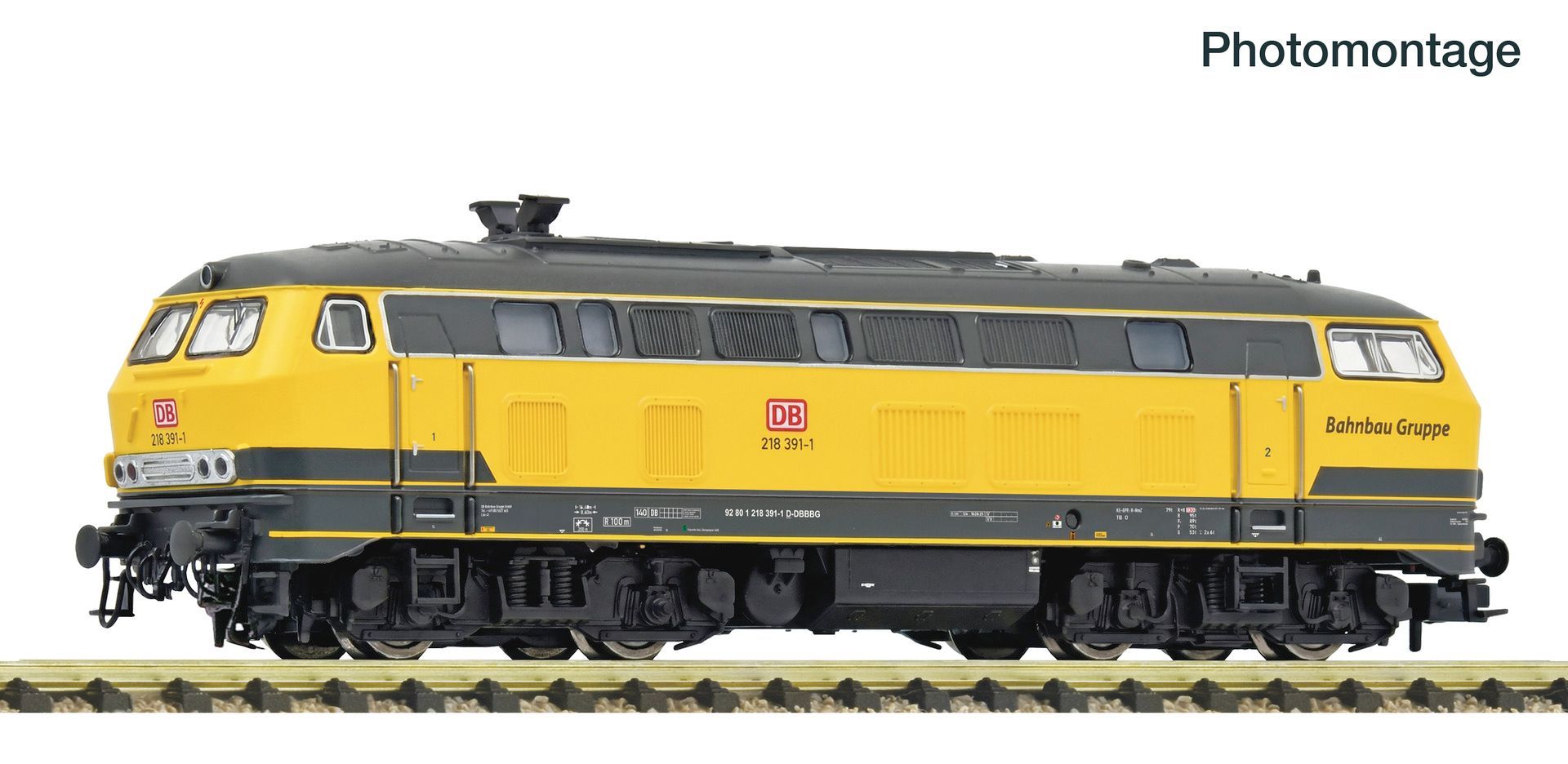 Fleischmann 7360042 - Diesellok BR 218 391-1 DB Bahnbau Ep.VI N 1:160