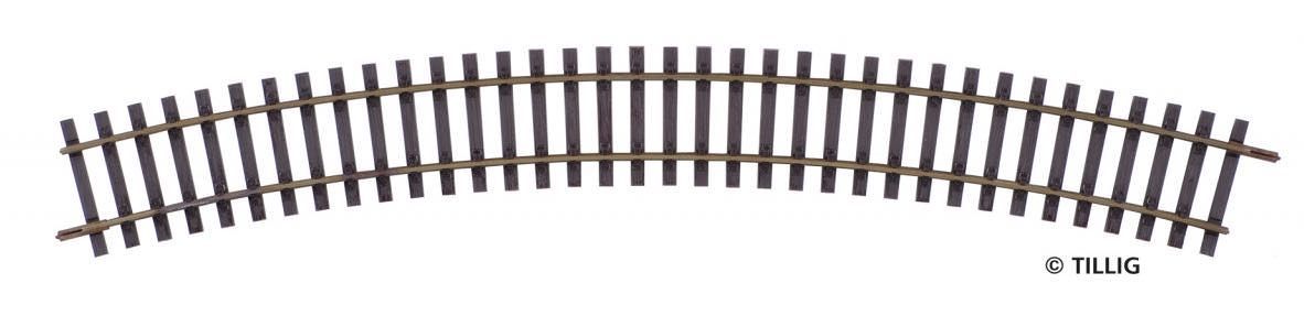 Tillig 85143 - Gebogenes Gleis R484/30° H0/GL