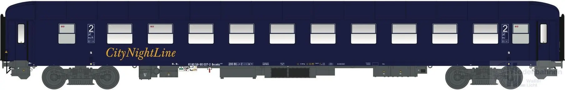 LS Models 49062AC - Liegewagen CNL Ep.V Bvcmbz 249.1 H0/WS