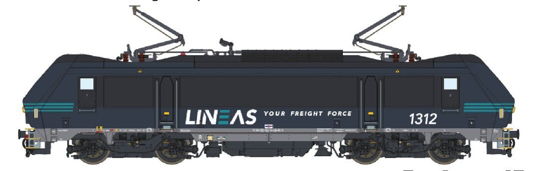 LS Models 13001DC - E-Lok HLE 13 1312 LINEAS Ep.VI 1312 H0/GL