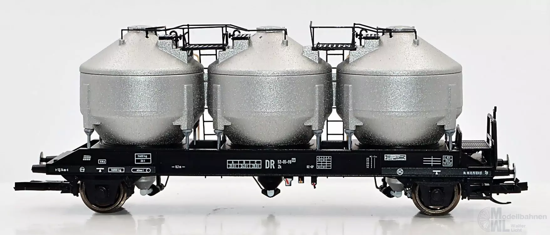 NPE NW52102 - Silowagen DR Ep.IV Zk silber neutral TT 1:120