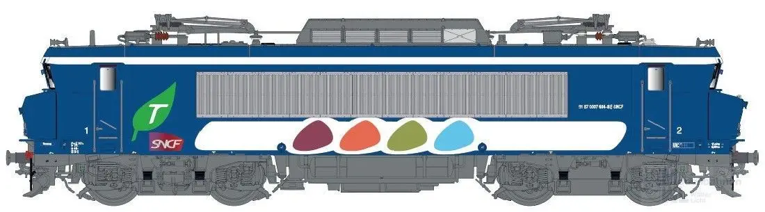 LS Models 10455 - E-Lok BB 7613 SNCF Ep.V-VI Transilien H0/GL