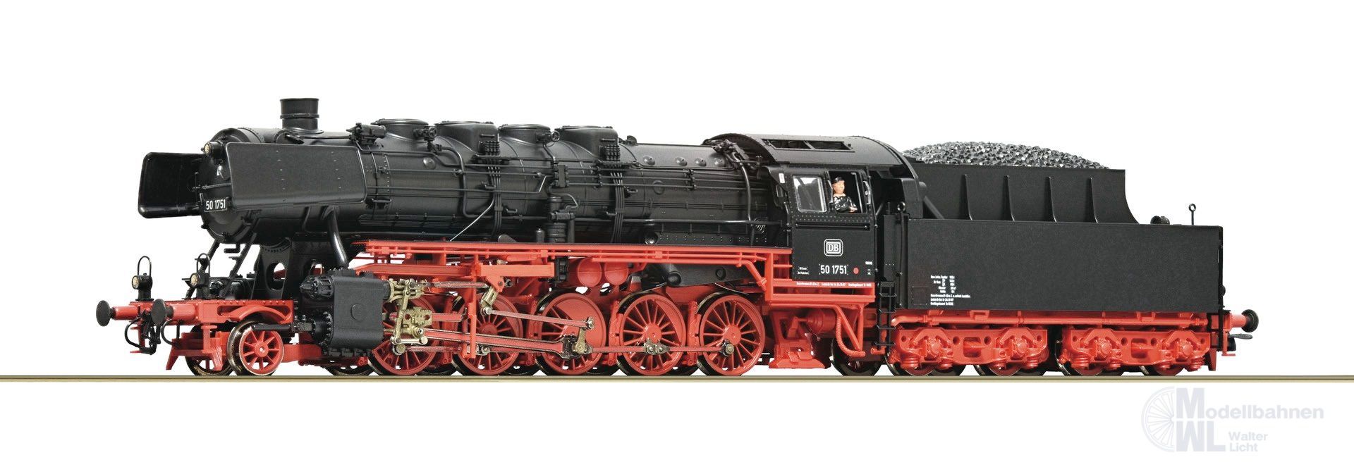 Roco 7100046 - Dampflok BR 50 1751 DB Ep.III H0/GL