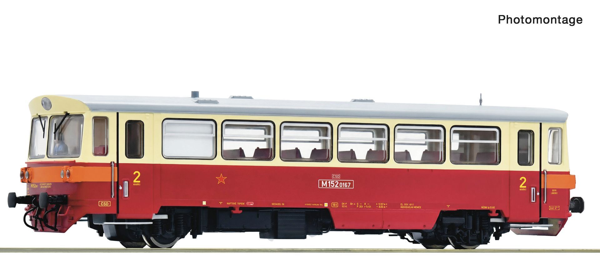 Roco 7700024 - Dieseltriebwagen M 152.0 CSD