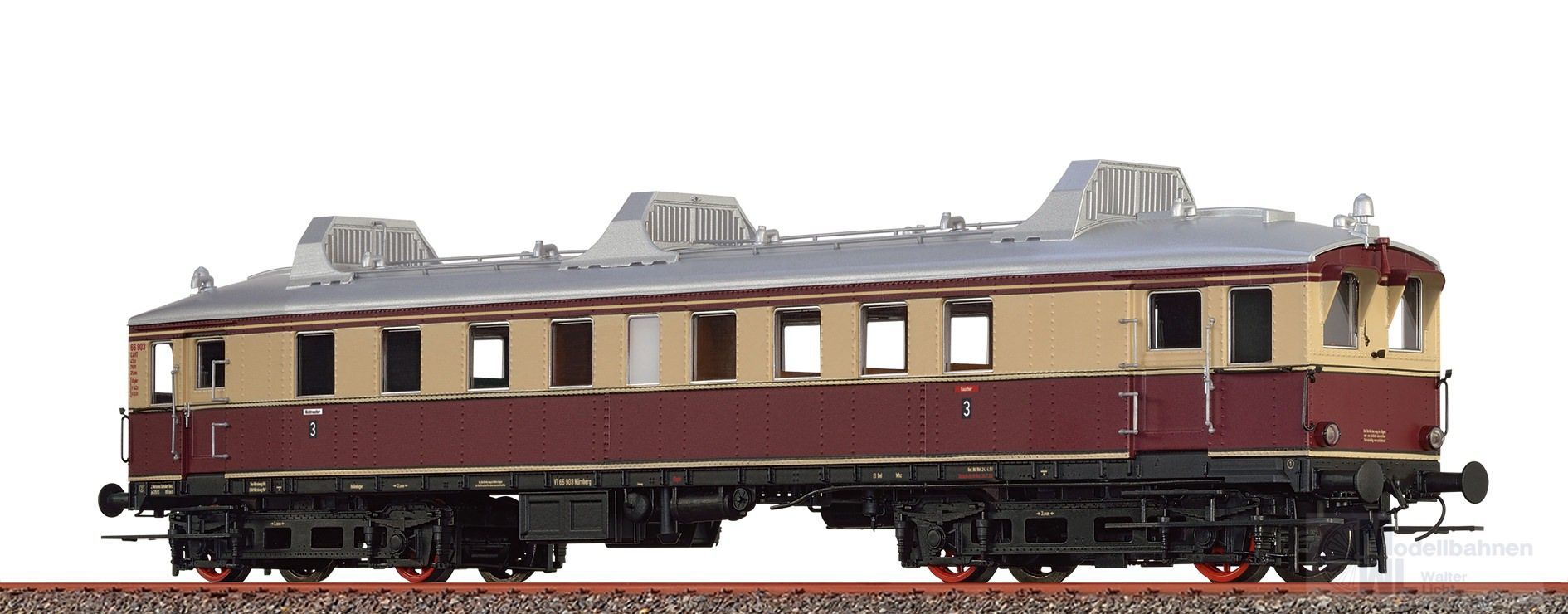 Brawa 44440 - Triebwagen VT 66.9 DB Ep.III H0/GL Basic+