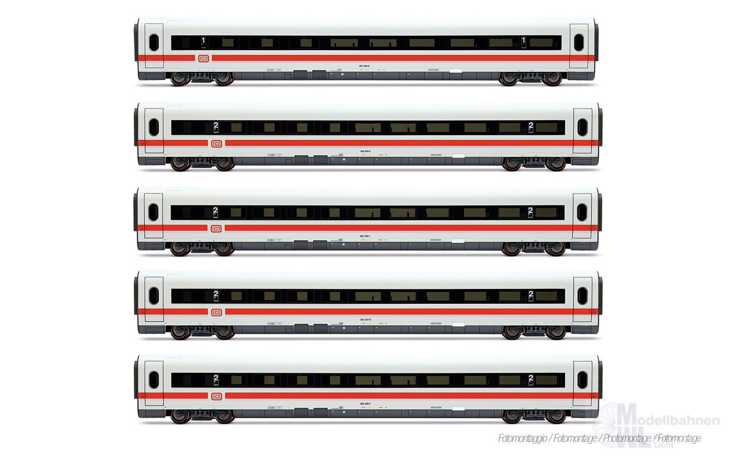 Lima 4681 - Ergänzungswagen Set ICE 1 DB Ep.IV 5.tlg. H0/GL
