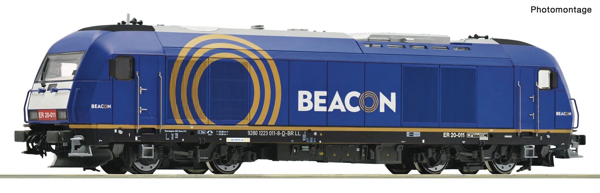 Roco 7300135 - Diesellok 223 011-8 Beacon Rail H0/GL
