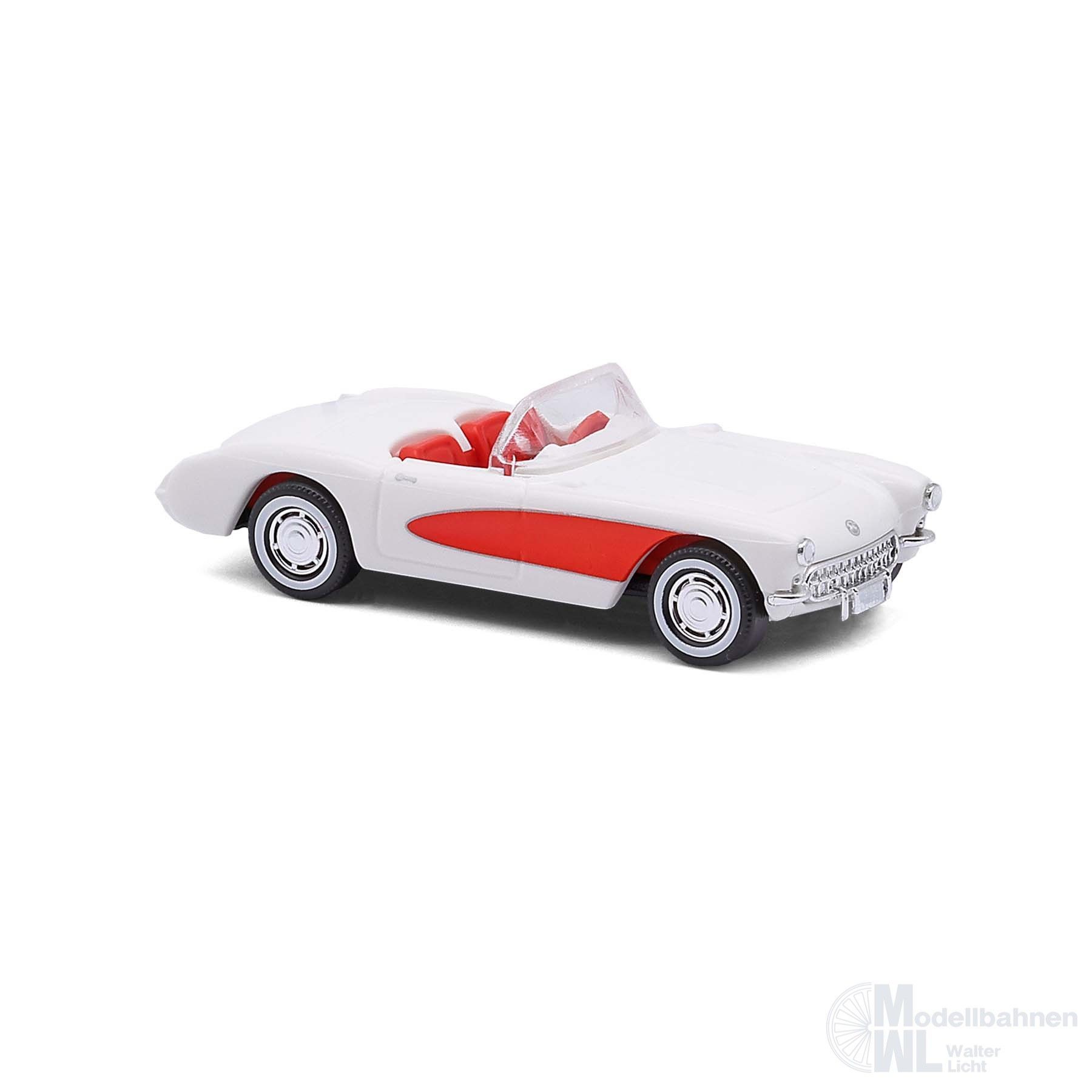 Busch 45416 - Chevrolet Corvette weiß H0 1:87