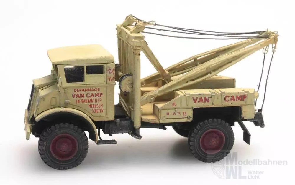 ARTITEC b.v. 387204 - Chevrolet 3T Van Camp Abschleppwagen ZIVIL H0 1:87