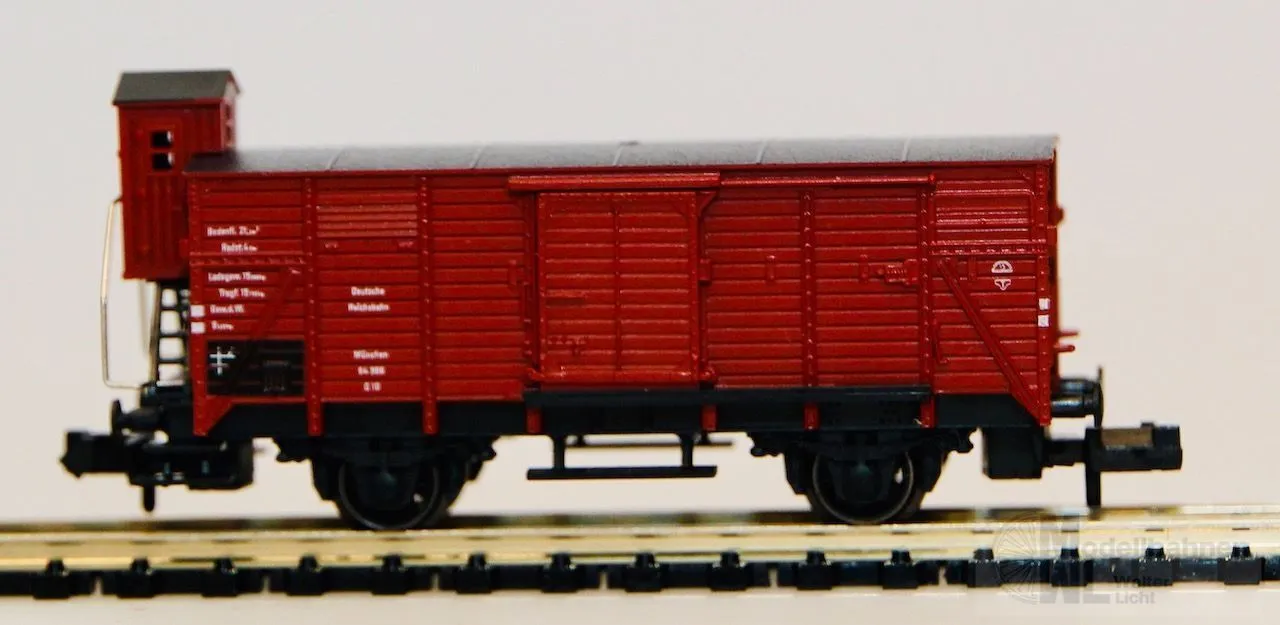 Fleischmann 8365 - FLEISCHMANN - Güterwagen ged. DRG Ep.II G10 N 1:160