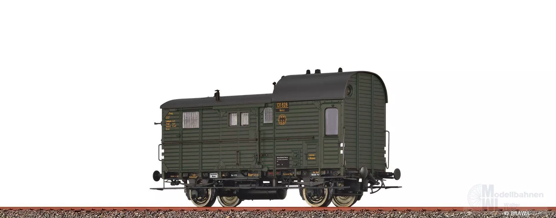 Brawa 49429 - Güterzuggepäckwagen DRG Ep.II Pwg pr 14 131 628 H0/GL