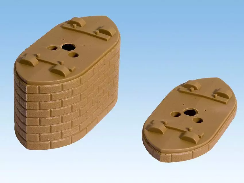 Noch 21410 - Pontonpfeiler-Elemente 5 Stück, je 0,5 cm hoch H0 1:87