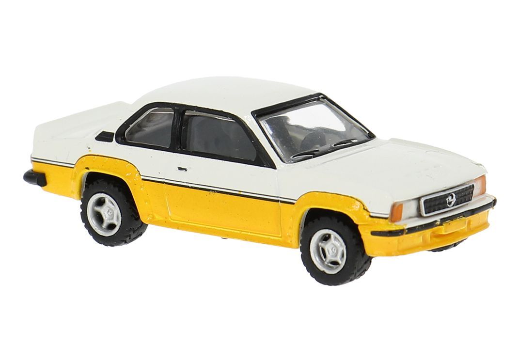 Brekina 20773 - Opel Ascona B i400 gelb/weiß H0 1:87