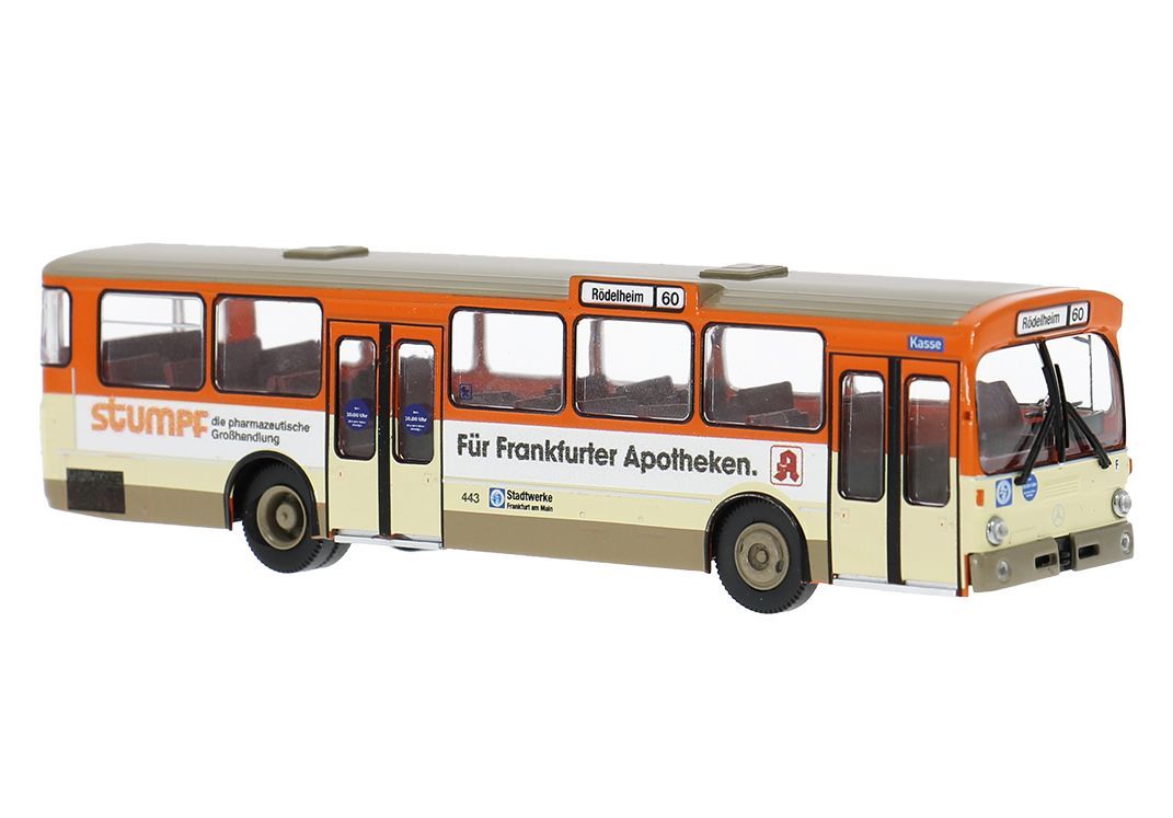 Brekina 50816 - Mercedes-Benz O 305 Stumpf aus Frankfurt H0 1:87