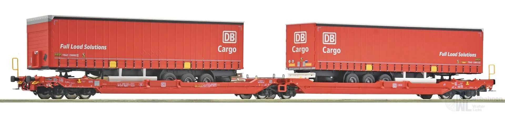 Roco 6600168 - Doppeltaschen-Gelenkwagen DB Ep.VI T3000e H0/GL