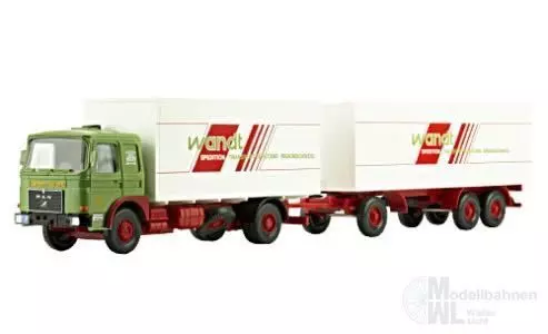 Wiking 250656 - MAN 19321U Kofferzug Wandt, H0 1:87