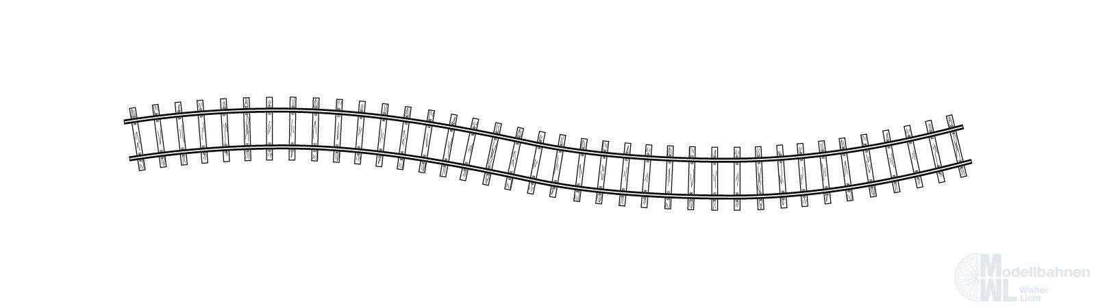 Bemo 4280000 - Flexgleis 1 Meter H0m