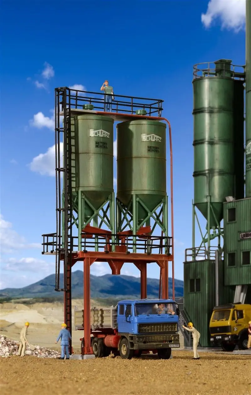 Kibri 39931 - Doppelsilo SchwarzBau H0 1:87