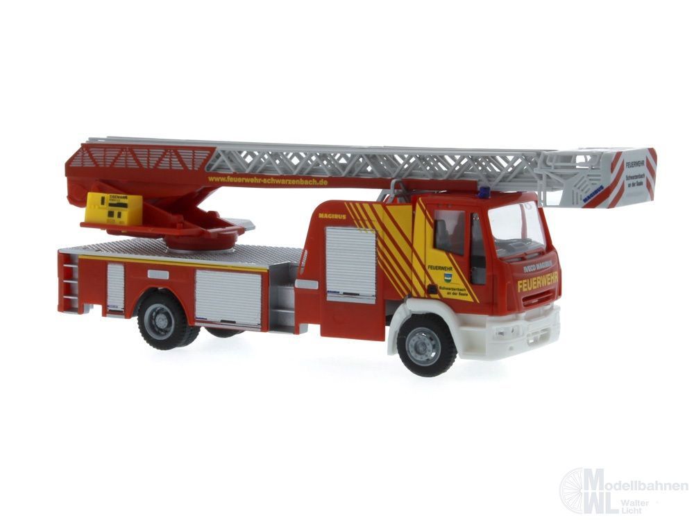 Rietze 68564 - Magirus DLK FW Schwarzenbach a.d. Saale, 1:87 H0 1:87