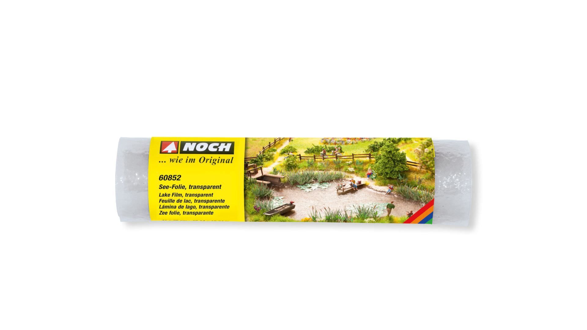 Noch 60852 - See-Folie, transparent 41 x 26 cm G/1/0/H0/H0m/H0e/TT/N/Z
