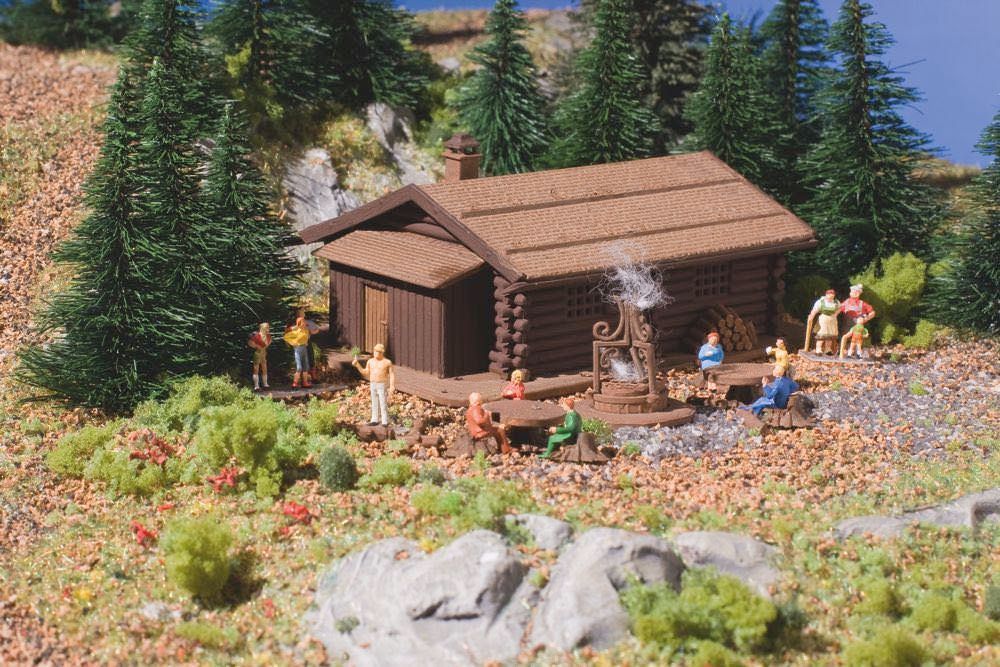 Vollmer 47727 - Grillplatz mit Hütte N 1:160 Vollmer 47727 - Grillplatz mit Hütte N 1:160