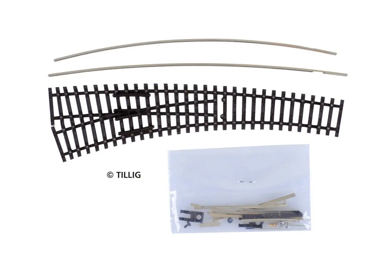Tillig 83412 - Innenbogenweiche links IBW Bausatz TT 1:120