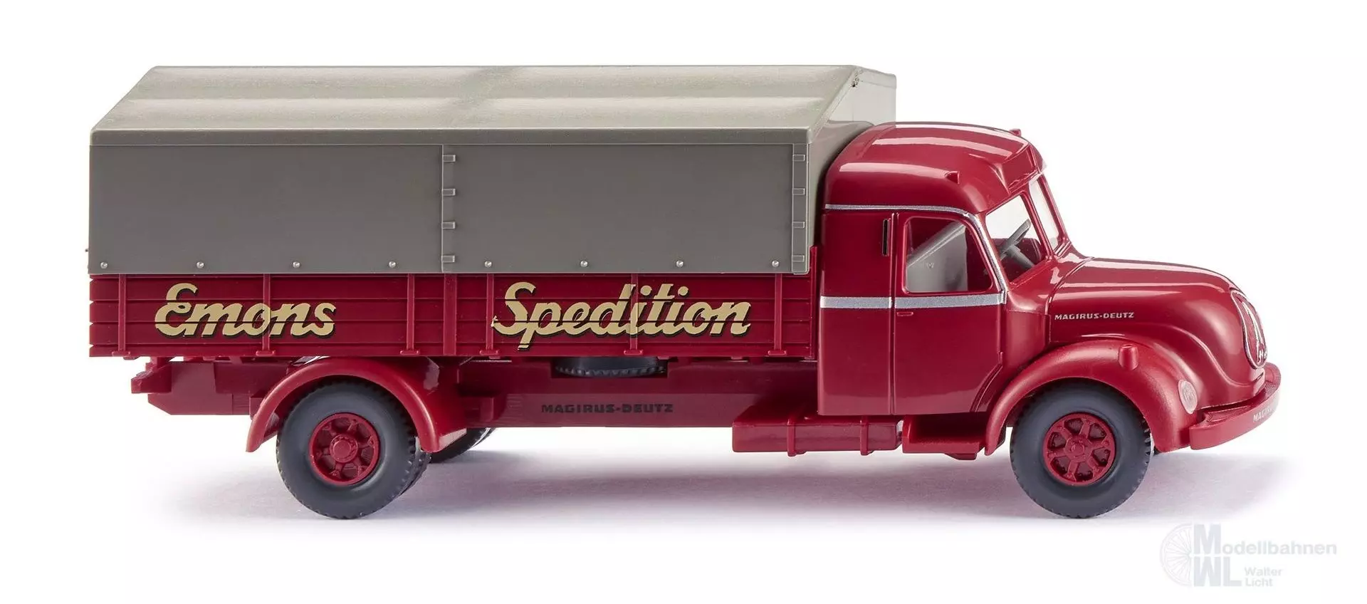Wiking 085509 - Pritschen-Lkw Magirus S 7500 Spedition Emons H0 1:87