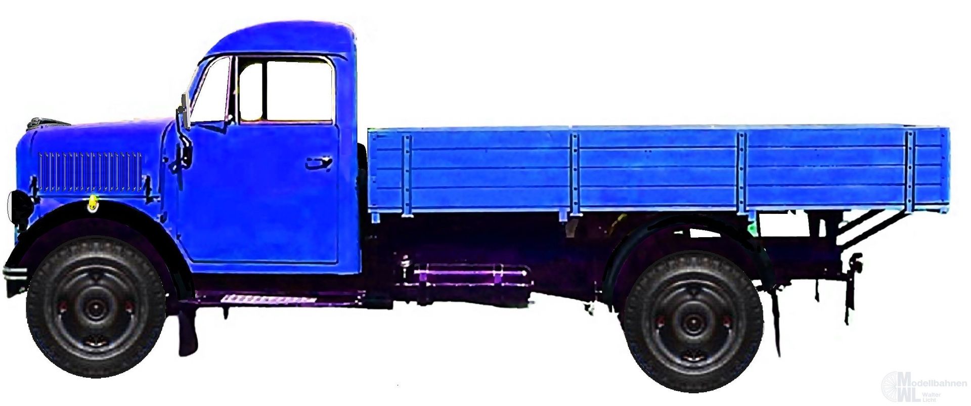 NPE NA88432 - Borgward B 1250 Pritsche blau H0 1:87