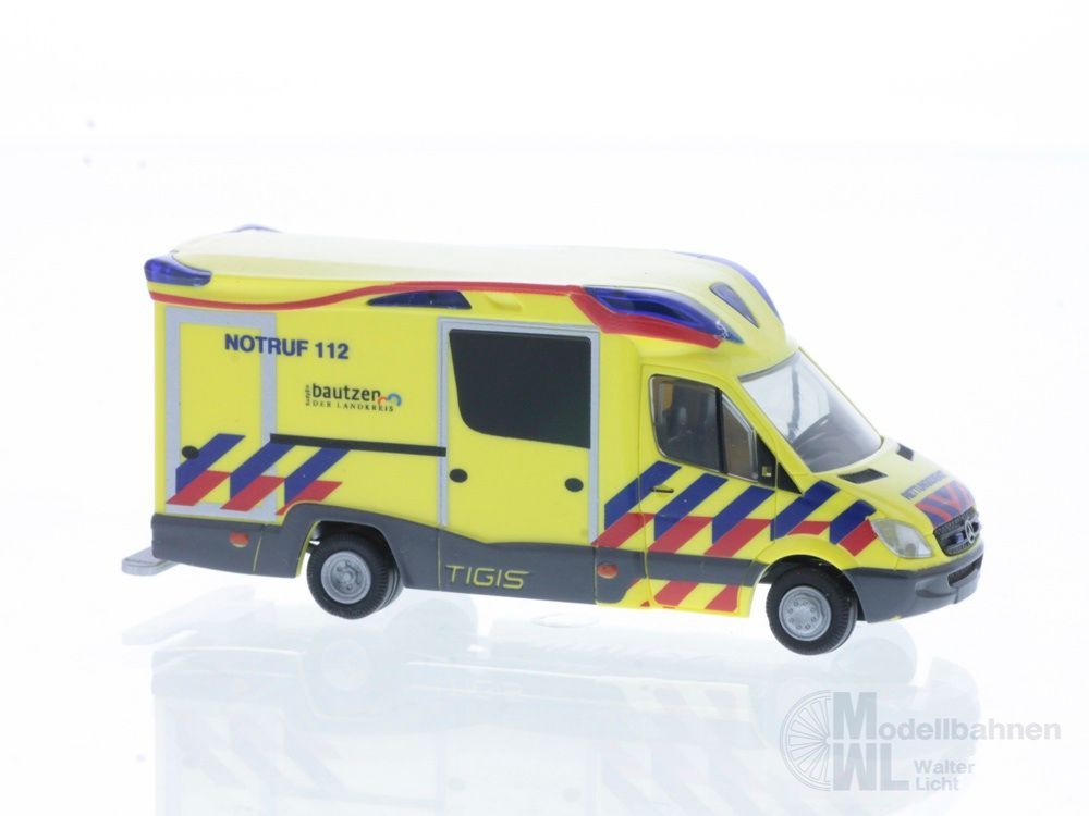 Rietze 68629 - Ambulanz Mobile Tigis Ergo Rettungsdienst Bautzen H0 1:87