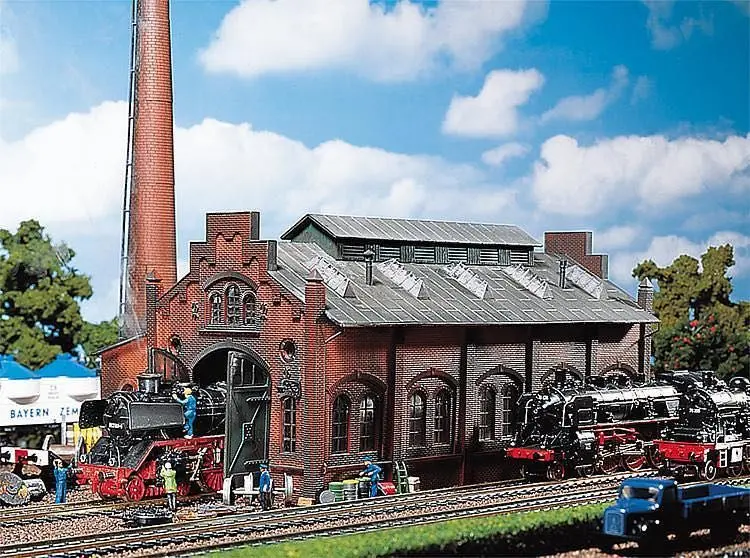 Faller 120159 - Lokschuppen/Lokwerkstatt H0 1:87