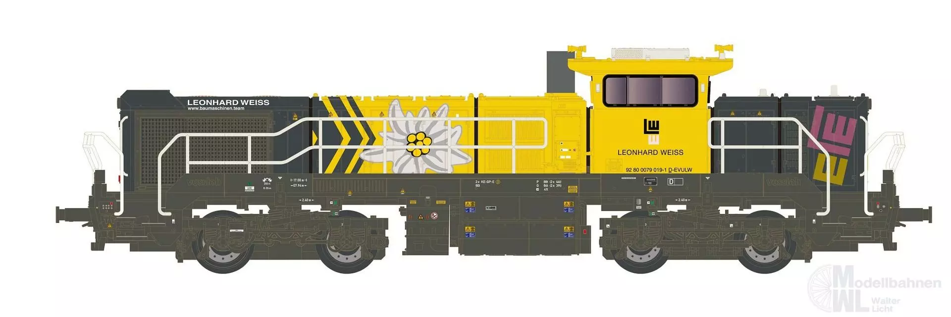 Hobbytrain 32115S - Diesellok Vossloh DE 18 LW Ep.VI N 1:160 Sound
