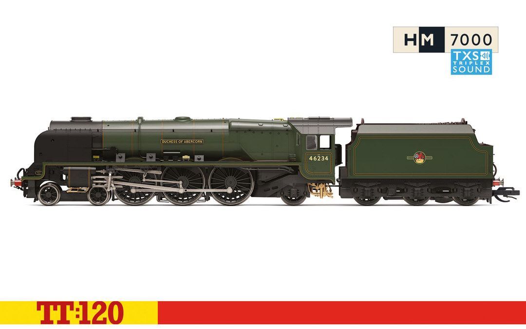 HORNBY TT TT3012TXSM - Dampflok Princess Coronation 4-6-2 46234 Abercorn TT 1:120 Digital Sound