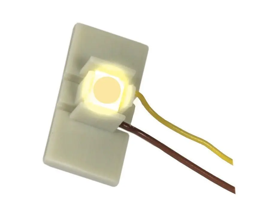 Viessmann 6046 - LED für Etageninnenbeleuchtung warmweiß 10 Stück H0 1:87 (auch für TT/N/Z)