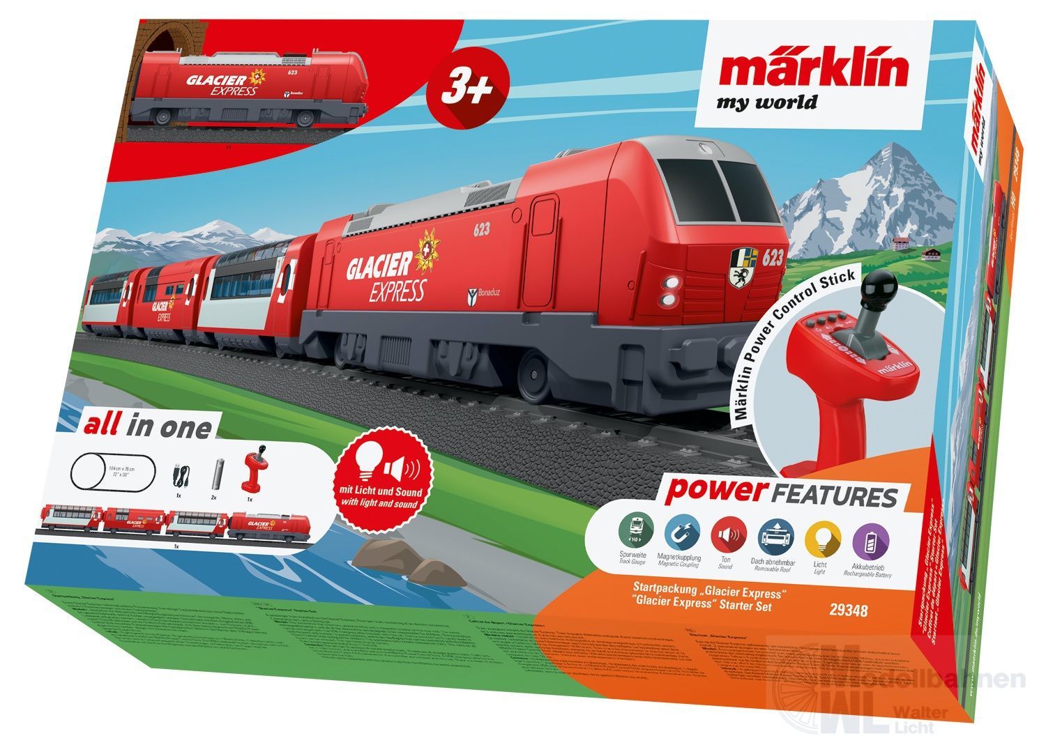 Märklin 29348 - Startpackung Glacier Express H0/MyWorld