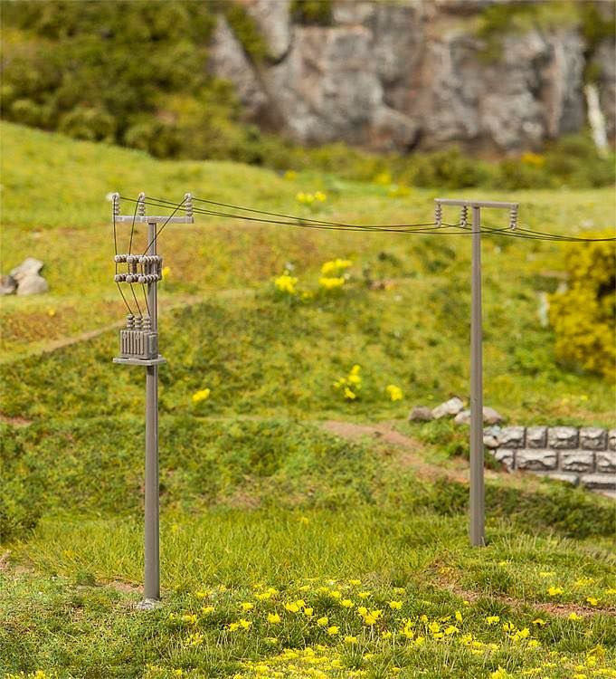 Faller 180928 - 4 Strommasten H0 1:87