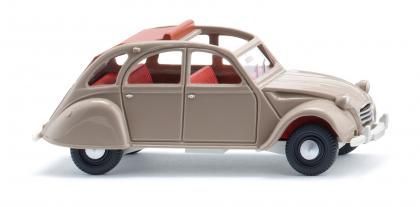 Wiking 080916 - Citroën 2 CV - olivgrau offen H0 1:87