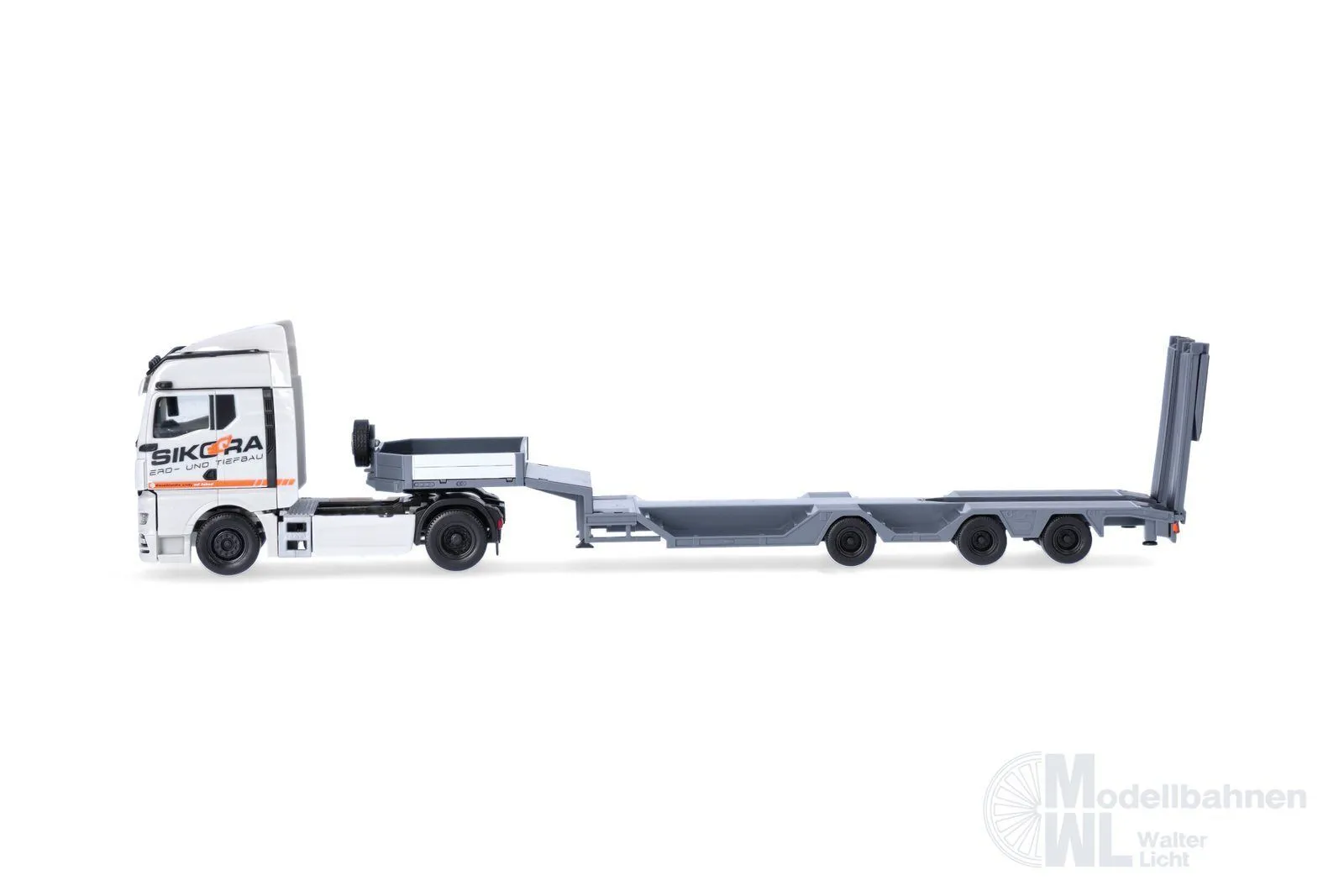 Herpa 320849 - MAN TGX GM Tieflade-Sattelzug Sikora H0 1:87