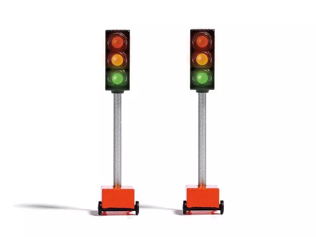 Busch 5451 - 2 Baustellenampeln H0 1:87