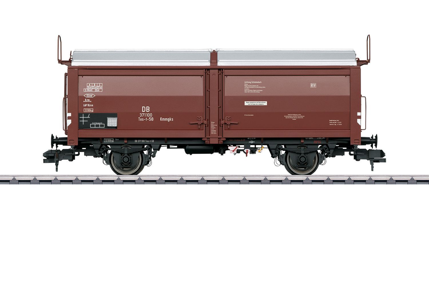 Märklin 58377 - Güterwagen Hubschiebedach DB Ep.III Spur 1
