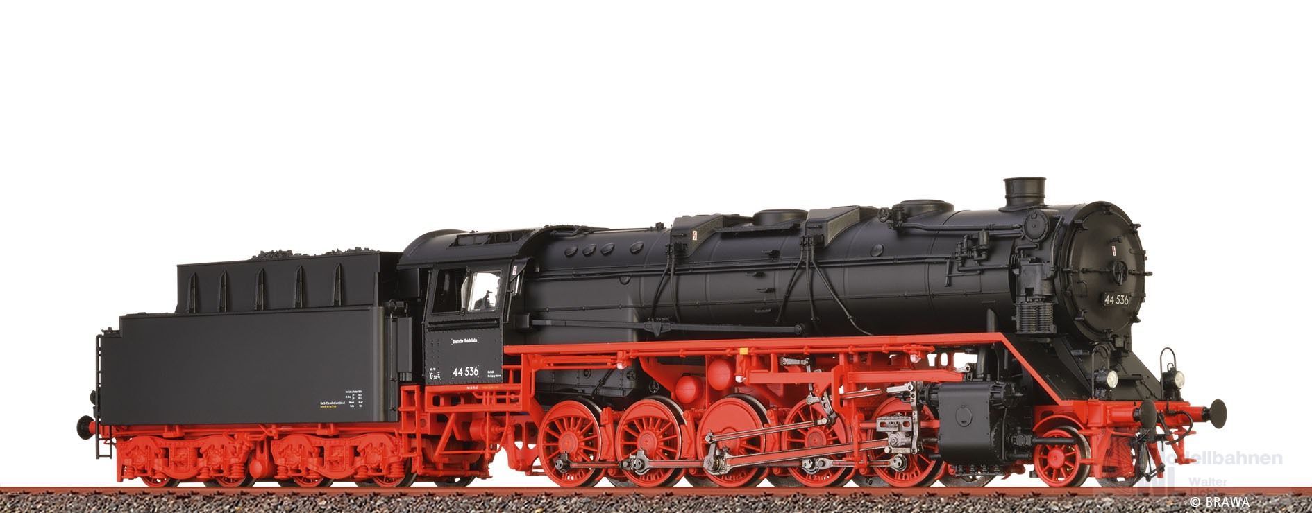 Brawa 70048 - Dampflok BR 44 DR Ep.III H0/GL Basic+
