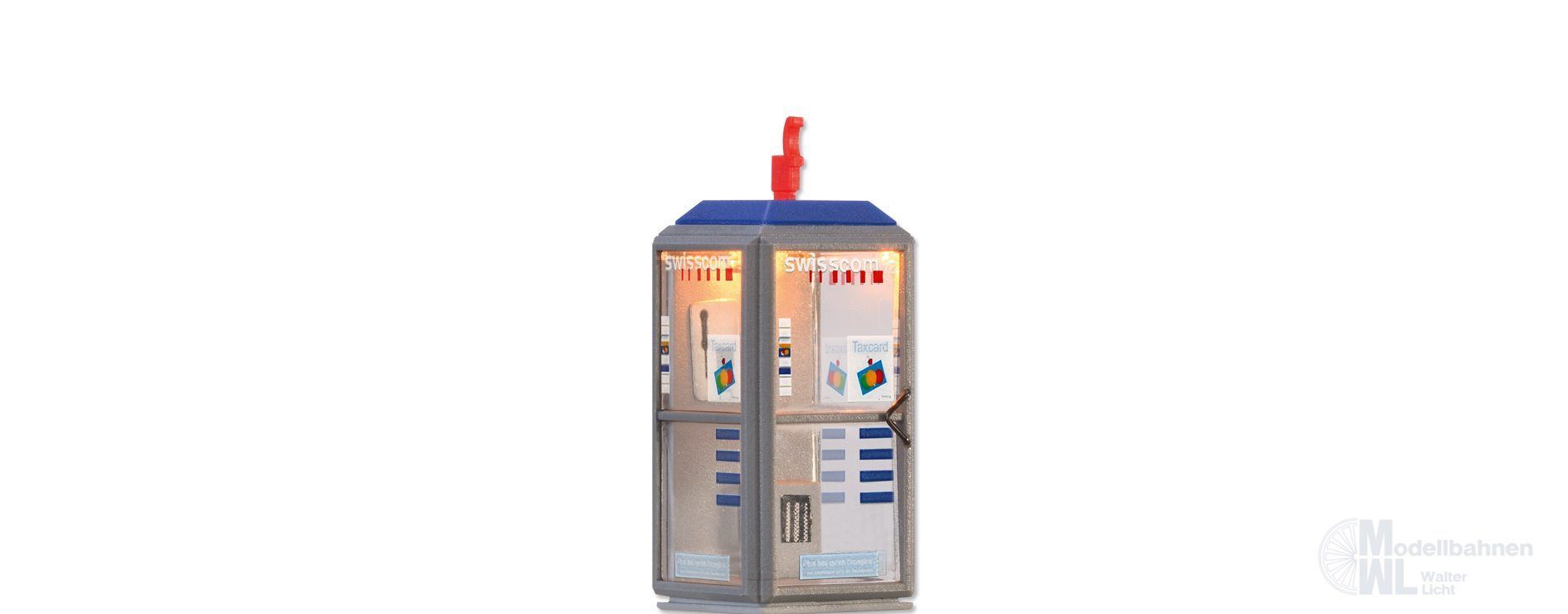 Brawa 5449 - Telefonzelle Swisscom Ep.V H0 1:87